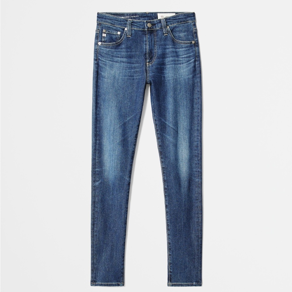 Ag Adriano Goldschmied Skinny Blue Jeans